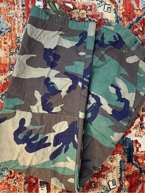 U.S. Army Woodland Camo Cargo Pants - Green, Brown, Black